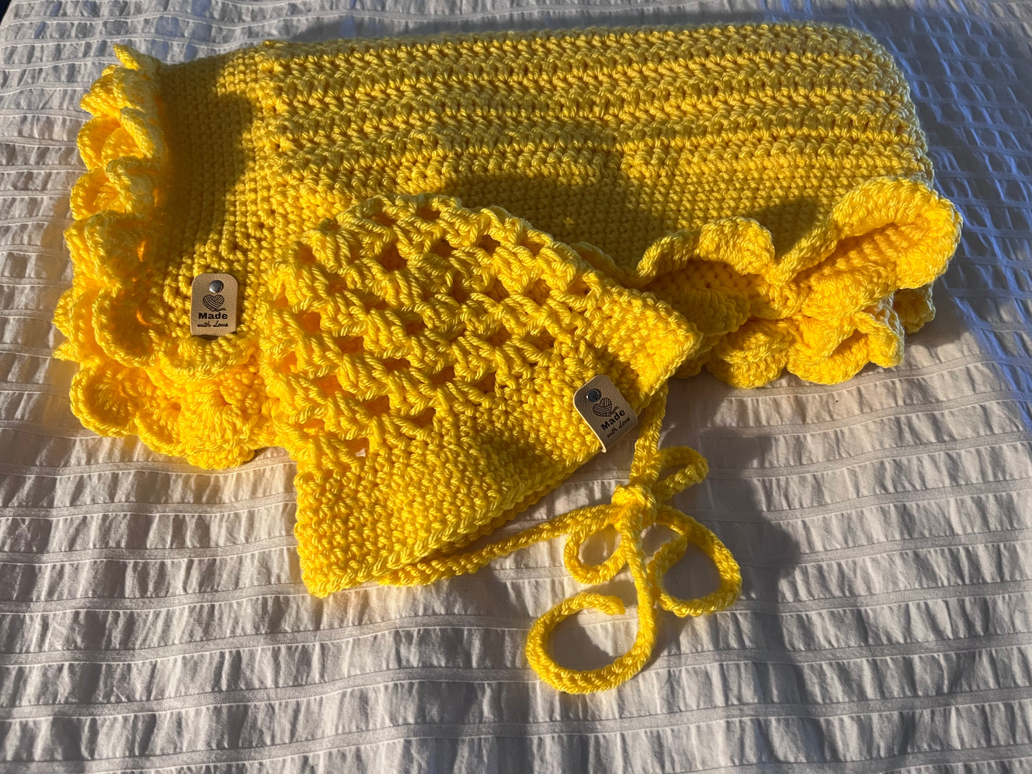 Sunshine Yellow Baby Blanket