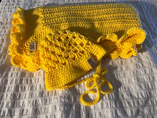 Sunshine Yellow Baby Blanket